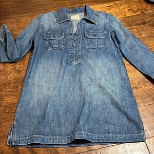 Polo by Ralph Lauren Blue Denim Shirtdress, size 10